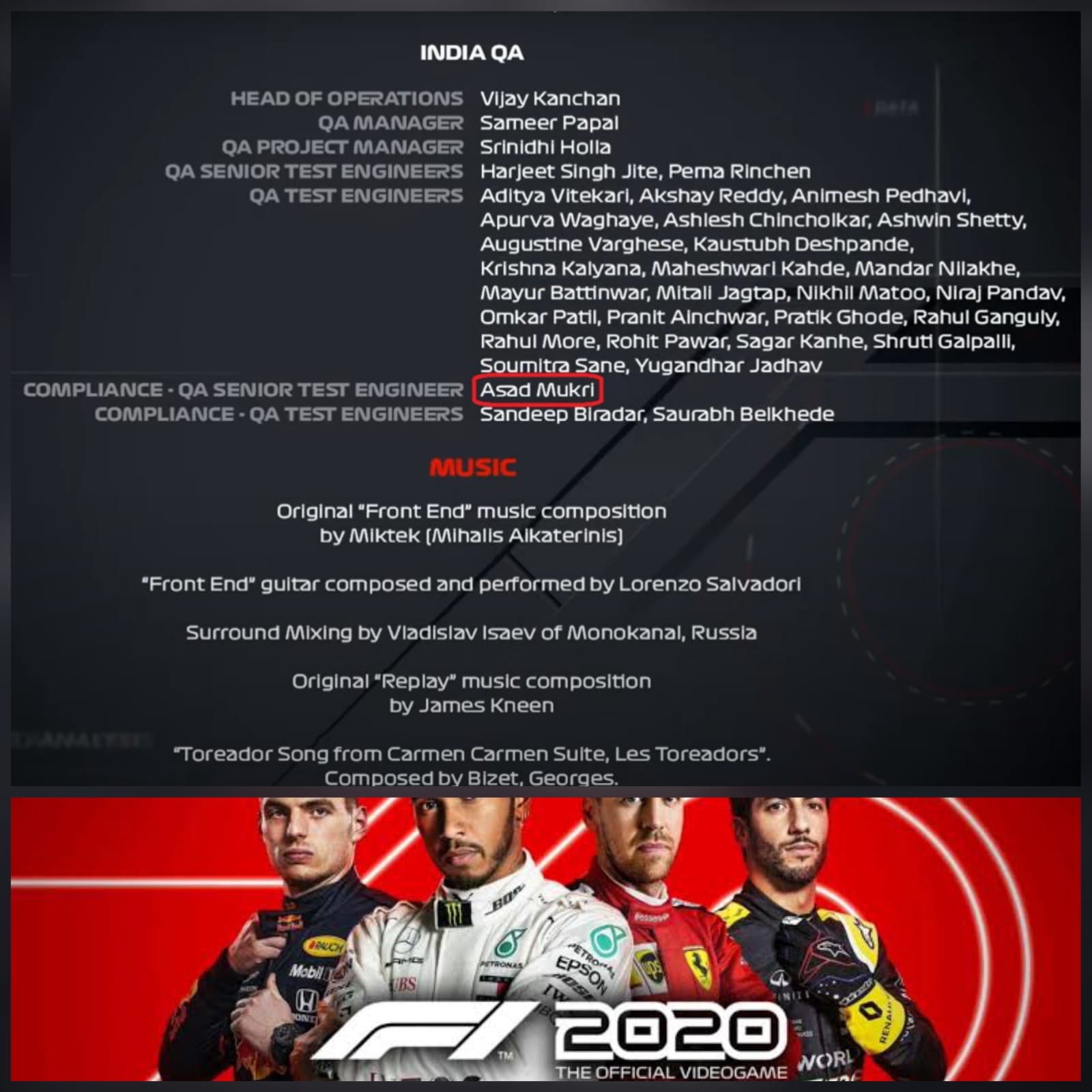 F1 2020